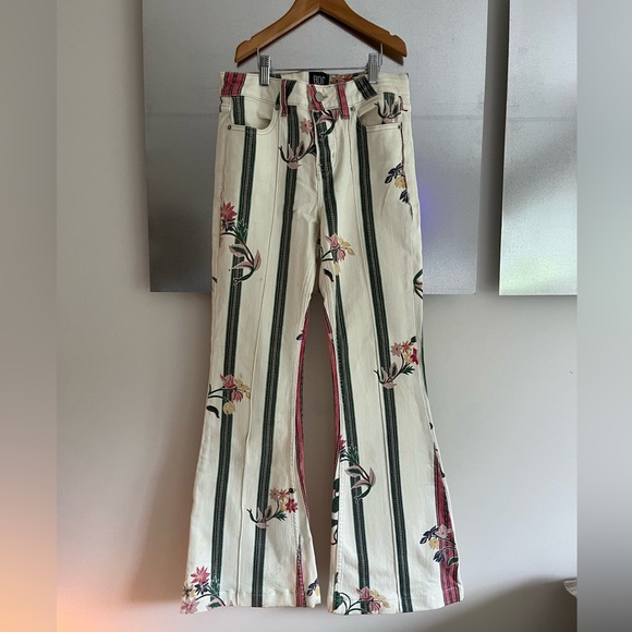 Floral Printed Bell Bottoms - Picture 2 of 4